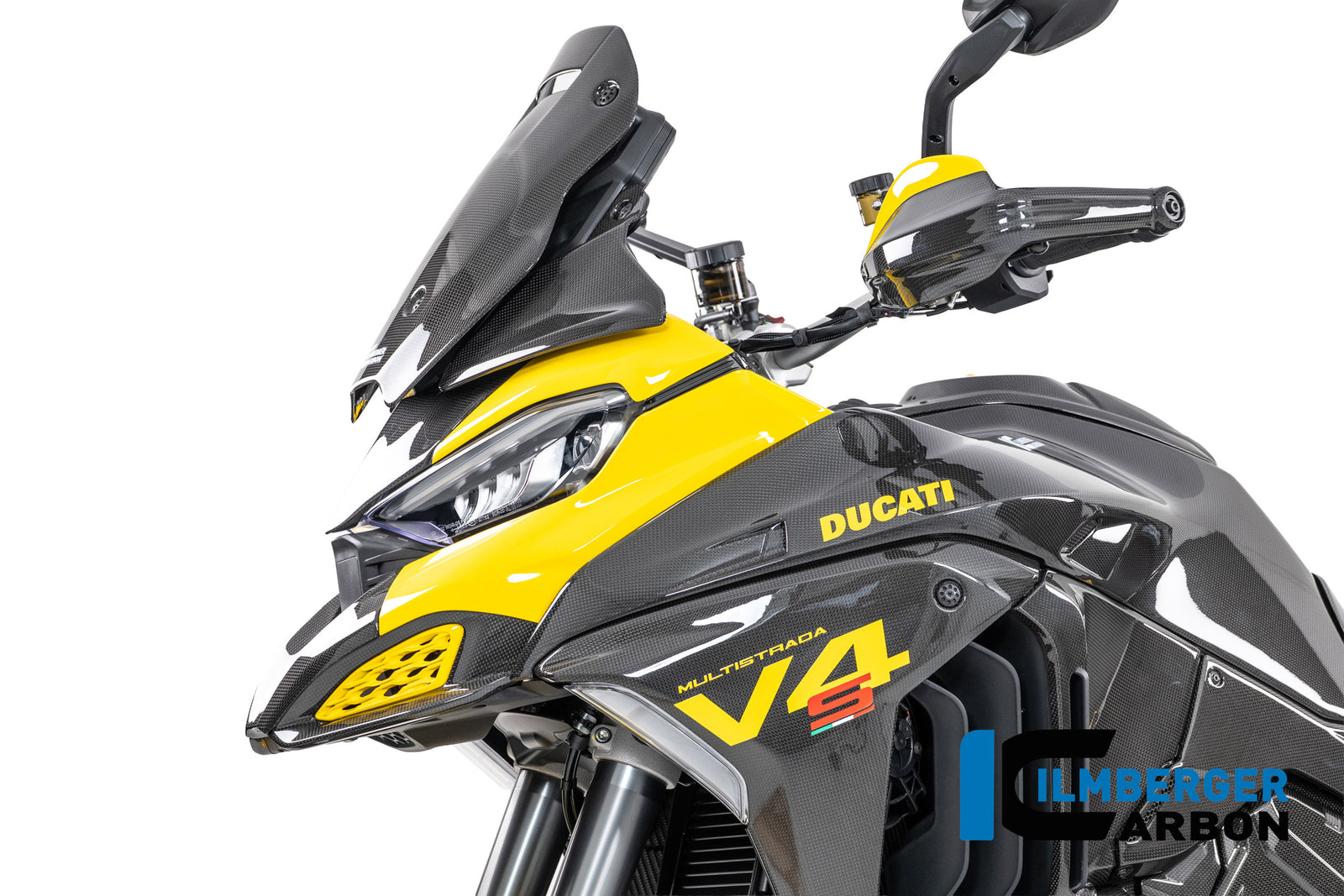 Ilmberger Carbon Front Beak Carbon Glossy Ducati Multistrada V4 2025