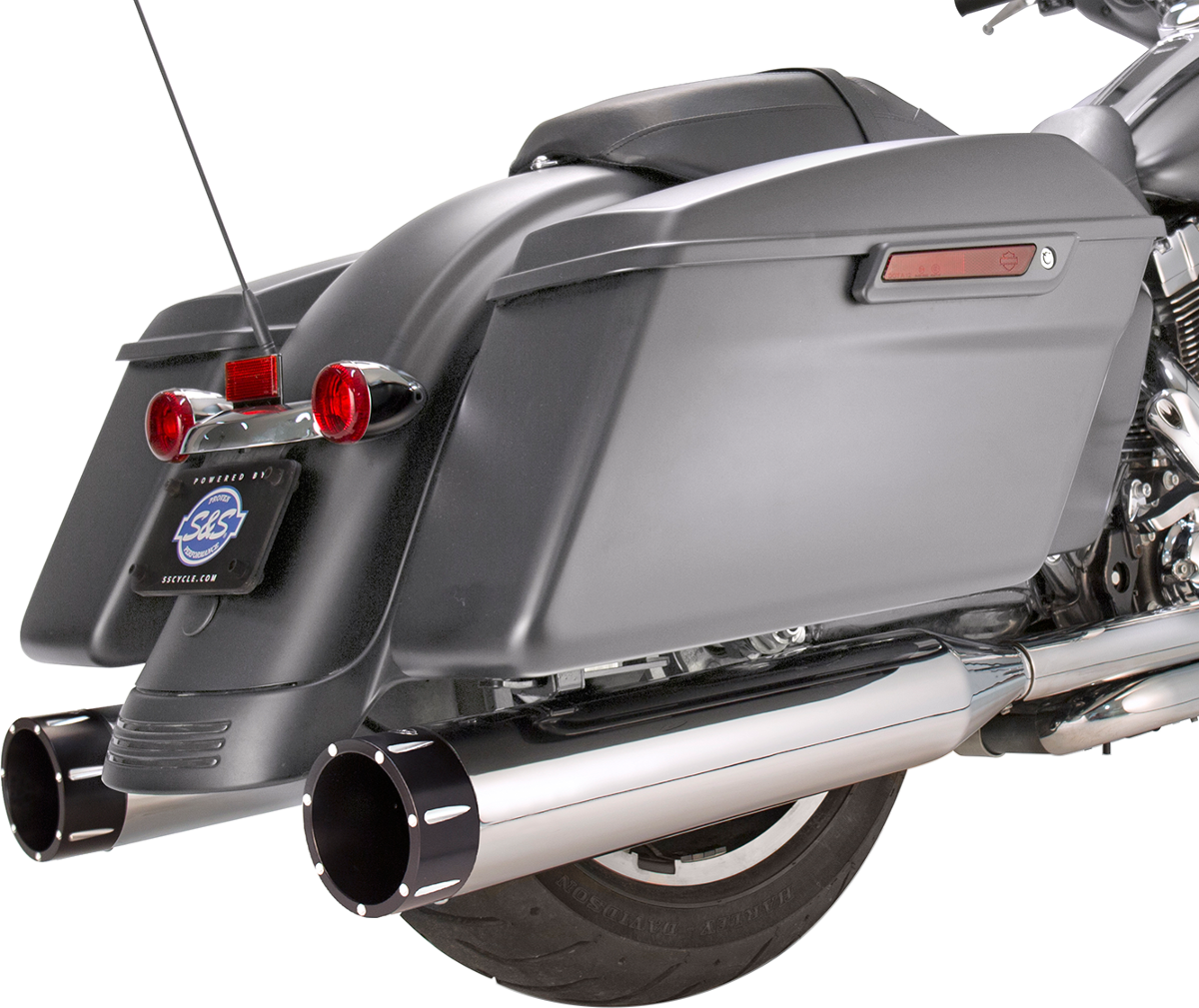 S&S Cycle 4-1/2" MK45 Performance Mufflers — Tracer