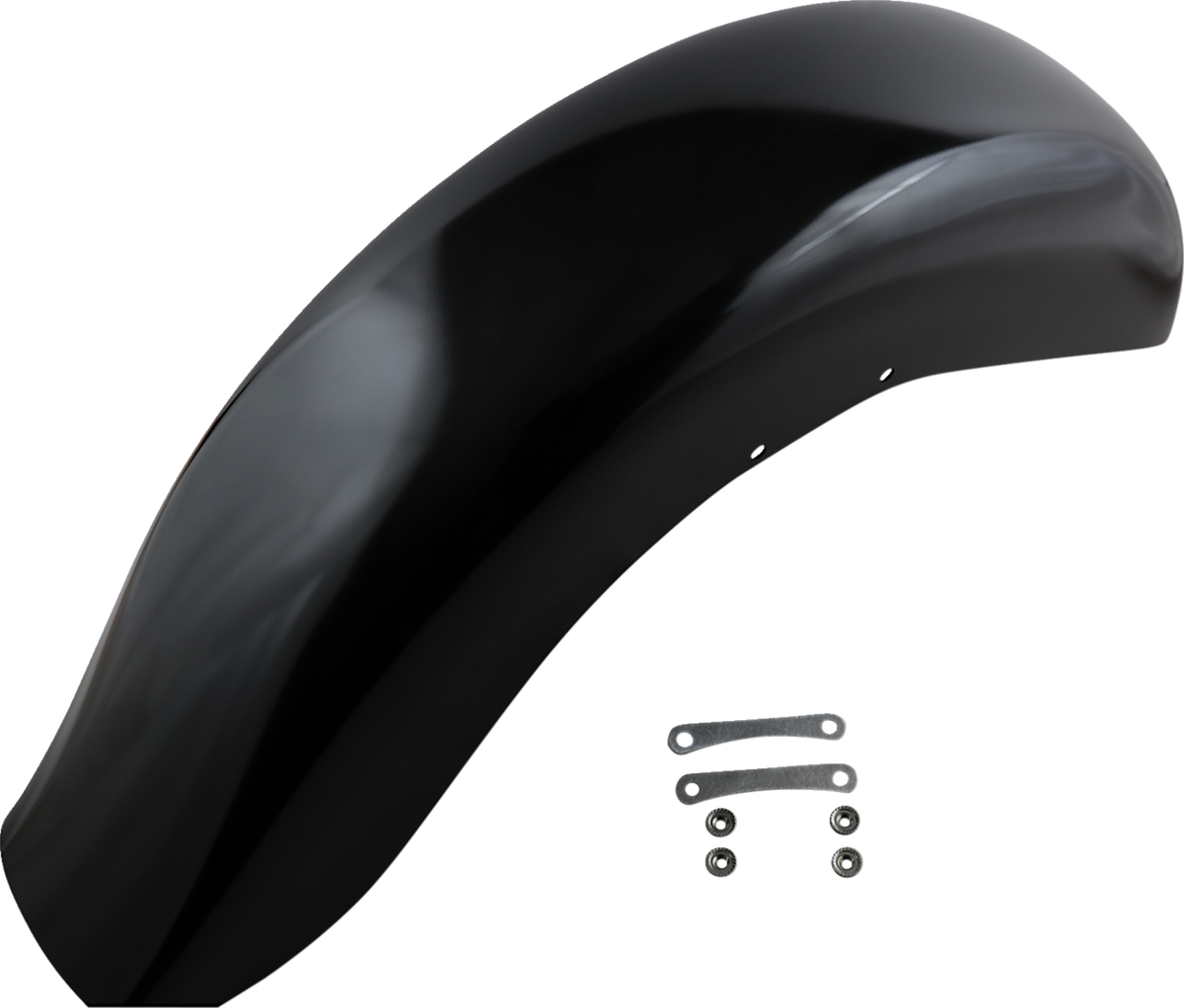 Klock Werks Benchmark Front Fender - Black - 16"-19" - HD Softail/Touring