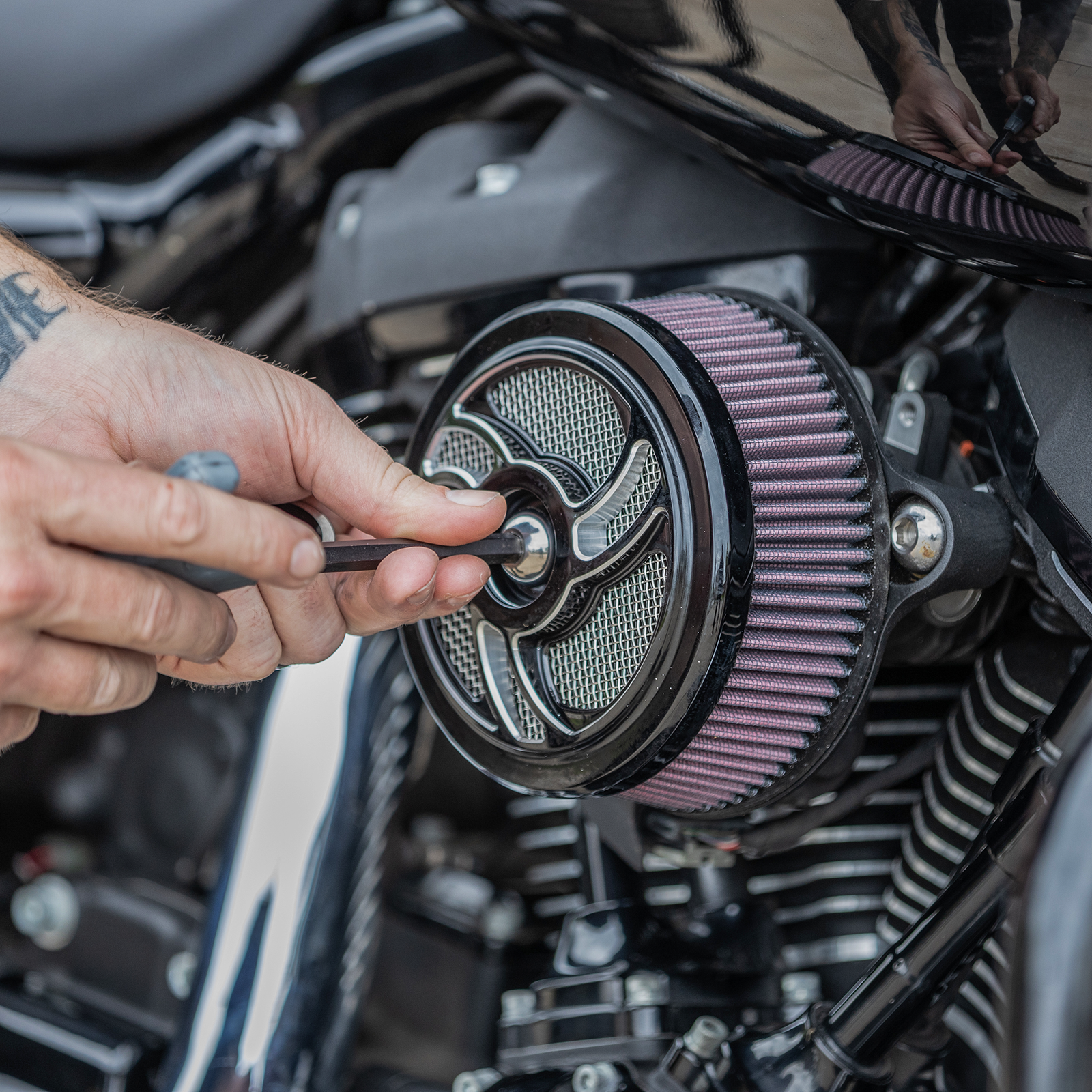 S&S Cycle Stealth Air Cleaner Cover
