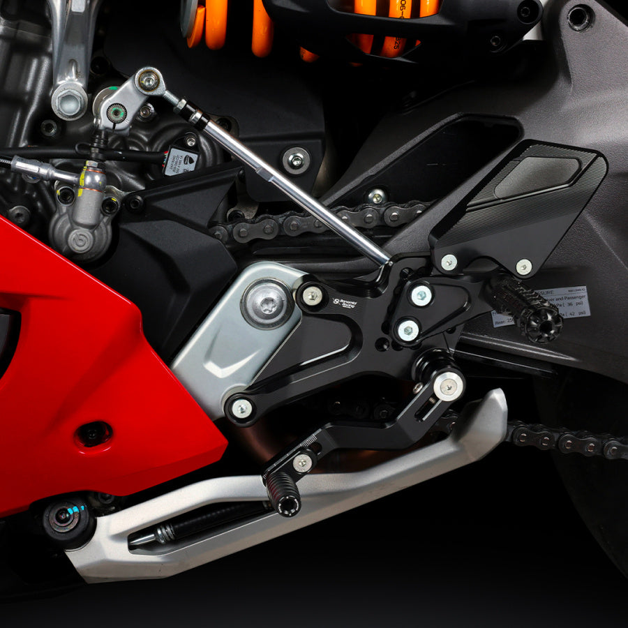 Bonamici Racing Adjustable Rearsets - Ducati Panigale V2 - V2S