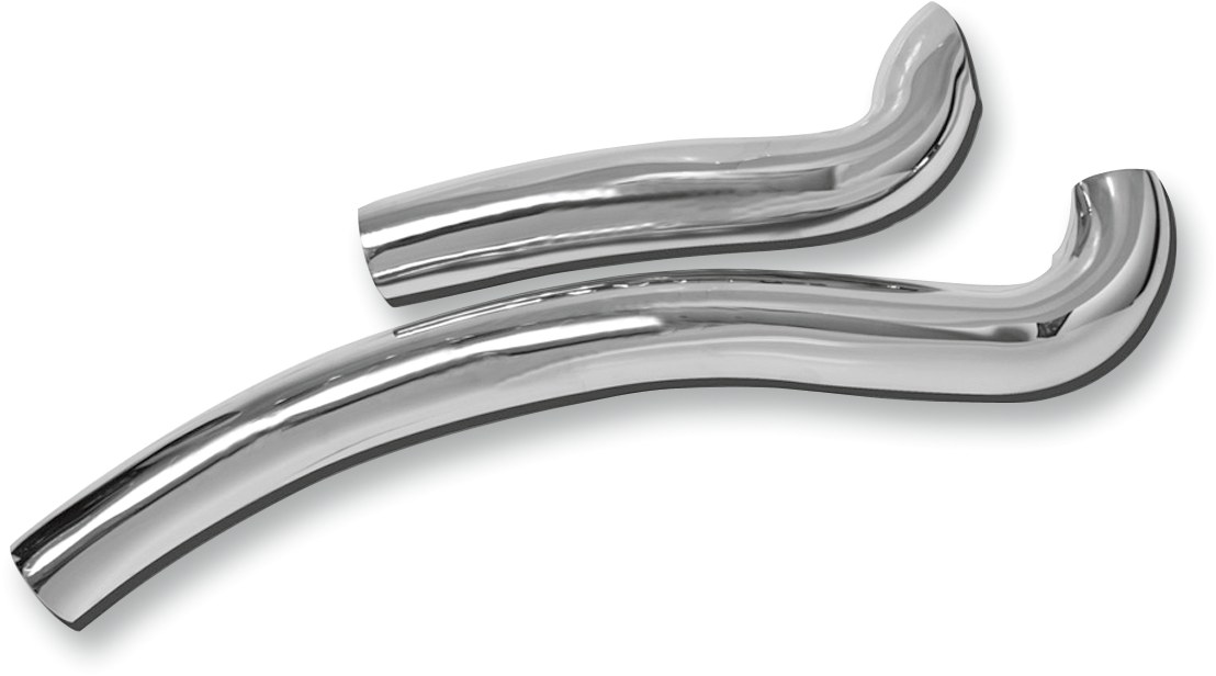 Bassani Xhaust Sweeper Heat Shields - Chrome