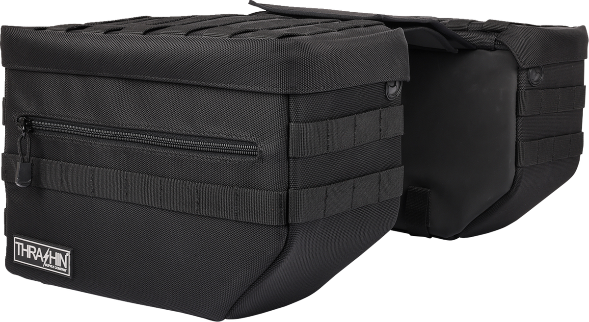 Thrashin Supply CO. Escape Saddlebags - Black