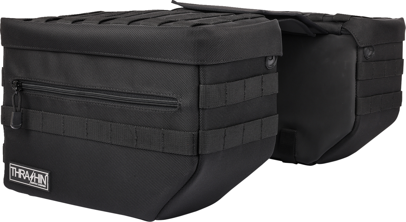 Thrashin Supply CO. Escape Saddlebags - Black