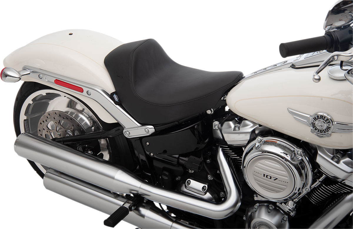Drag Specialties Seats EZ-Solo Seat - Smooth - Solar-Reflective Leather - FLFB/S '18-'22