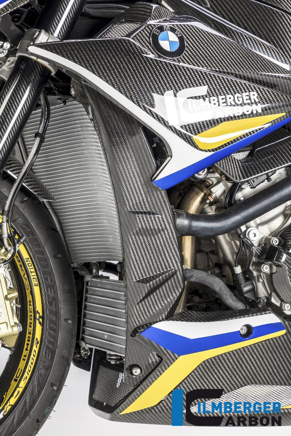 Ilmberger Carbon Radiator Cover / Badge Holder Left Side - BMW S 1000 R (Ab 2017)