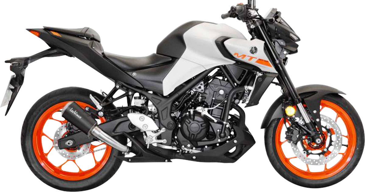 LeoVince LV-10 Black Edition Slip-On Muffler - Stainless Steel - YZF-R3