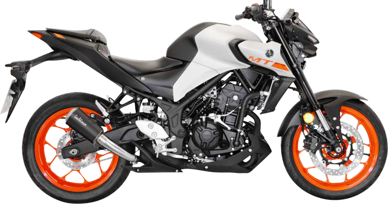 LeoVince LV-10 Black Edition Slip-On Muffler - Stainless Steel - YZF-R3