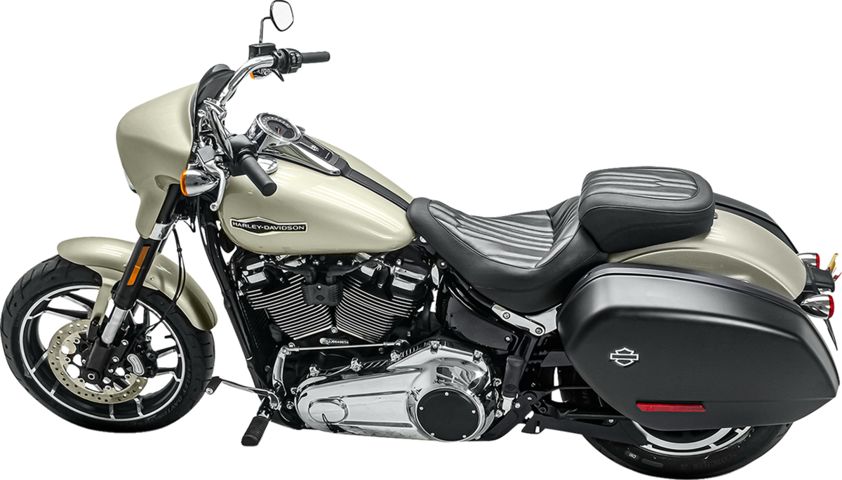 Mustang Solo Touring Seat - Black - FL