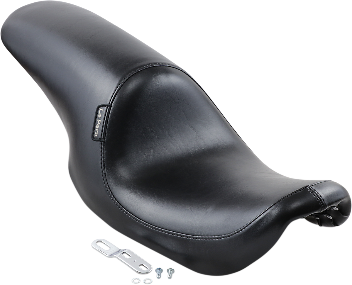 Le Pera Silhouette Up-Front Seat - Full-Length - Smooth - Black - FXD '96-'03
