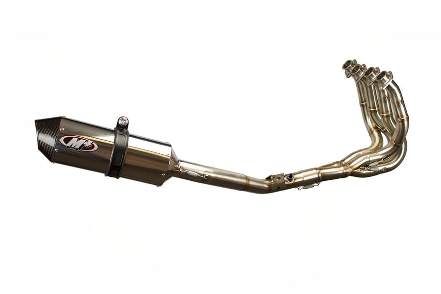 M4 Exhaust 2008 GSXR600 Race Full System - Polished Aluminum Muffler