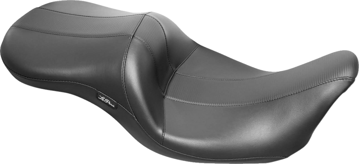 Le Pera Maverick Seat - Without Backrest - HR Black Carbon Fiber Inlay - Black - FL '08-'23