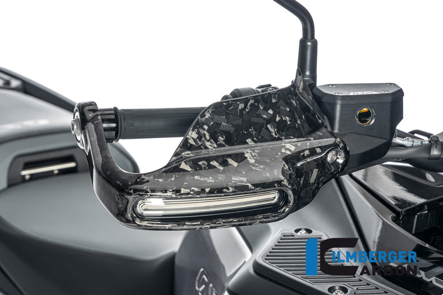 Ilmberger Carbon Handguard For Turn Signals Right BMW R 1300 GS - Gloss / Forged