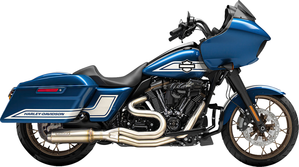Bassani Xhaust 2-Into-1 Mid-Length Super Bike Exhaust System - Stainless Steel