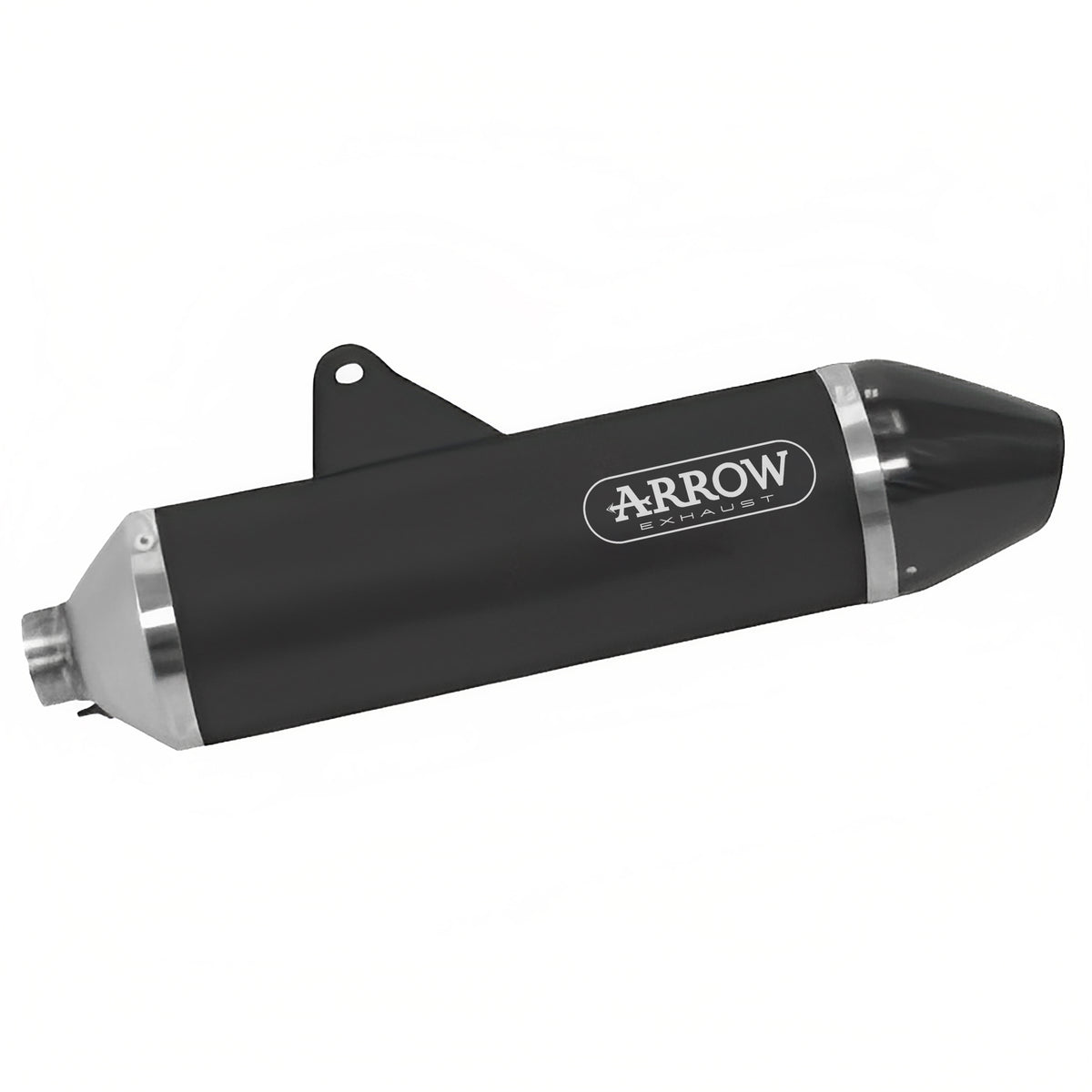Arrow 72528AKN Thunder Aluminium Dark Slip On With Carbon End Cap