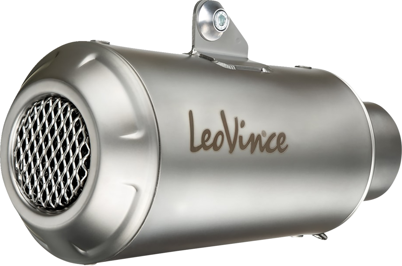 LeoVince LV-10 Slip-On Muffler - Stainless Steel