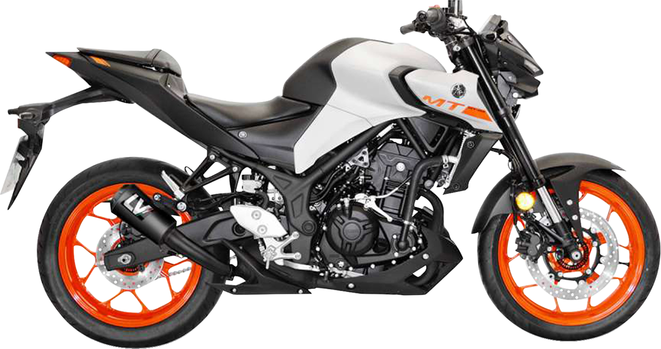LeoVince LV-10 Slip-On Muffler - Black Stainless Steel - YZF-R3
