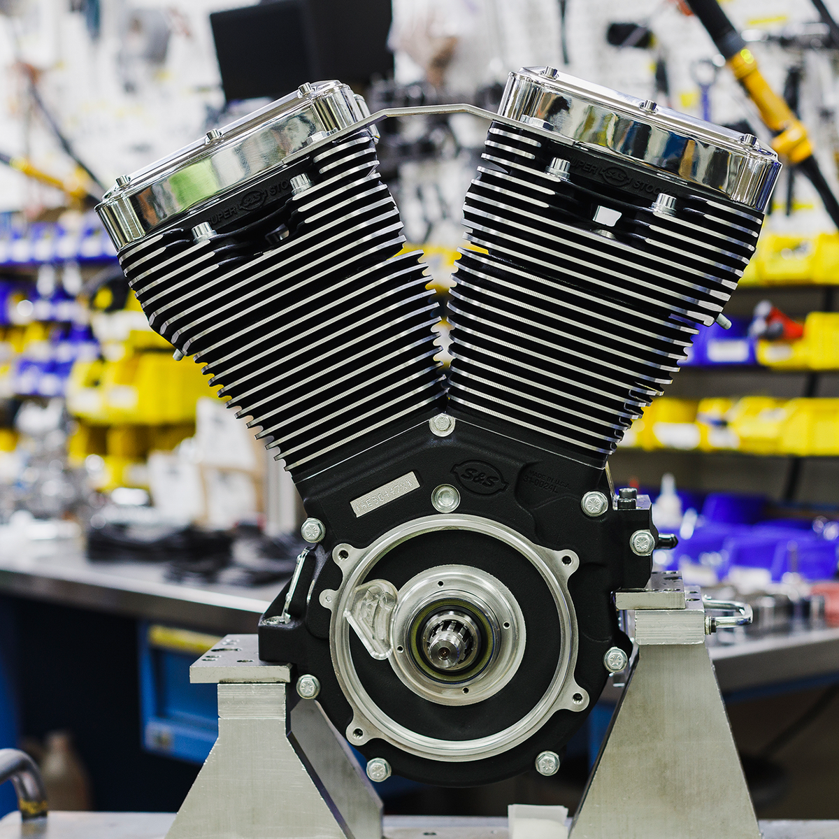 S&S Cycle V124 Long Block Engine