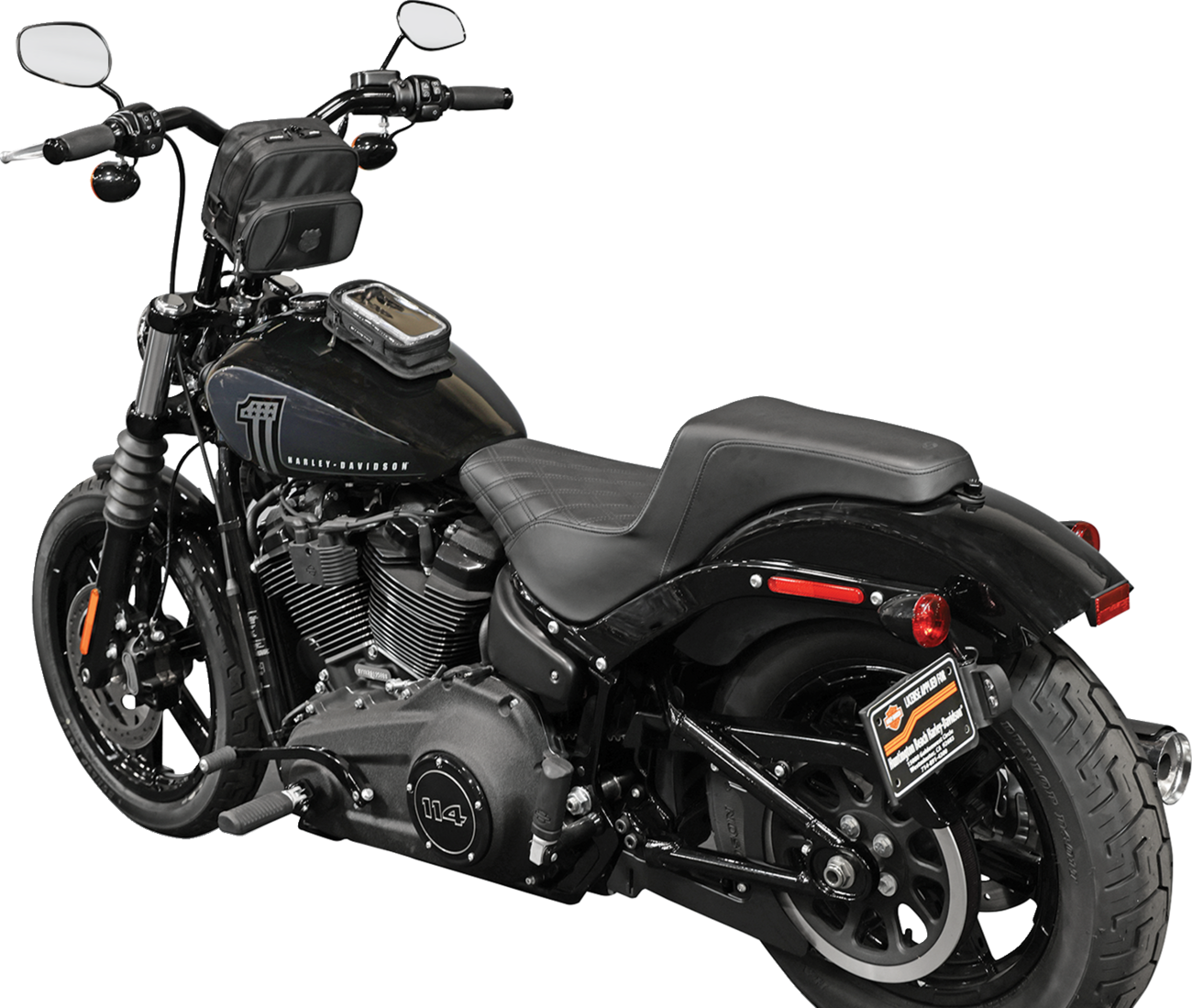 Nelson RIGG Route 1 Highway Handlebar Bag - Black