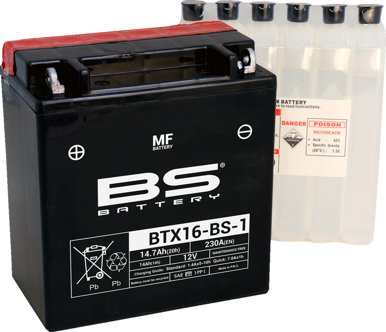 BS Battery Battery - BTX16-BS-1 (YTX)