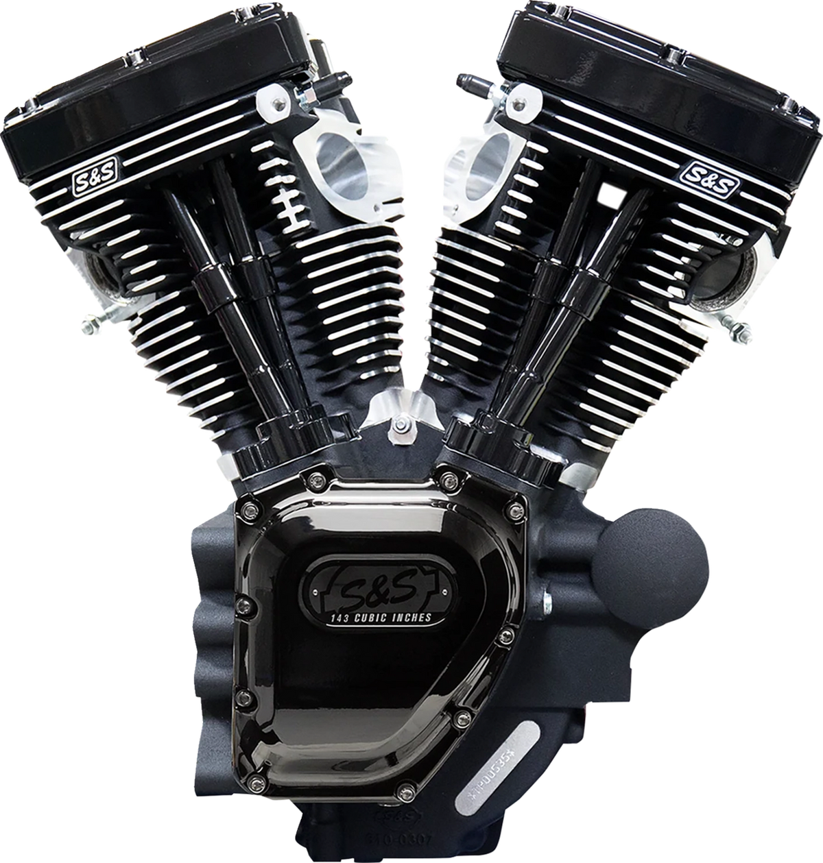 S&amp;S Cycle Engine - T143 Long Block - Black Edition - Touring