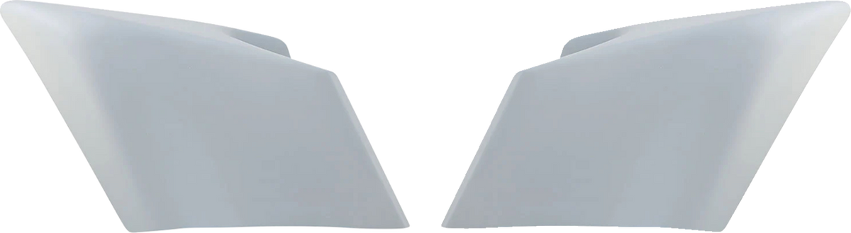 Paul Yaffe Bagger Nation Swoop Side Covers - Smooth - Factory Stretched Saddlebags - HD
