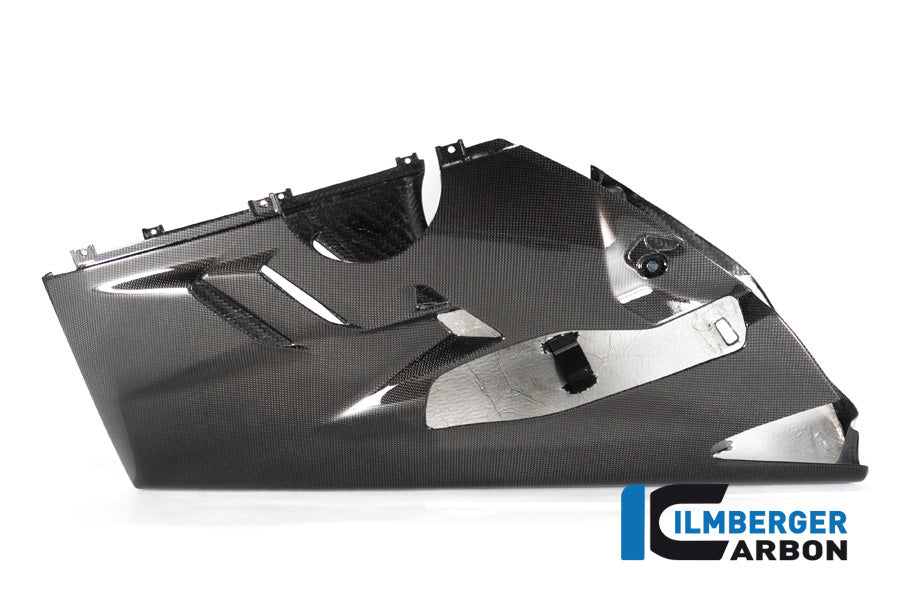 Ilmberger Carbon Belly Pan Ducati Panigale V4 22 For Low Exhaust With Sidestand - Gloss