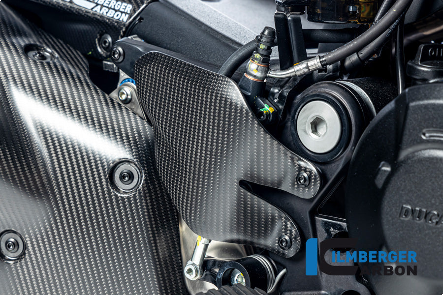 Ilmberger Carbon Heel Guard Right Ducati Diavel Bentley Matte