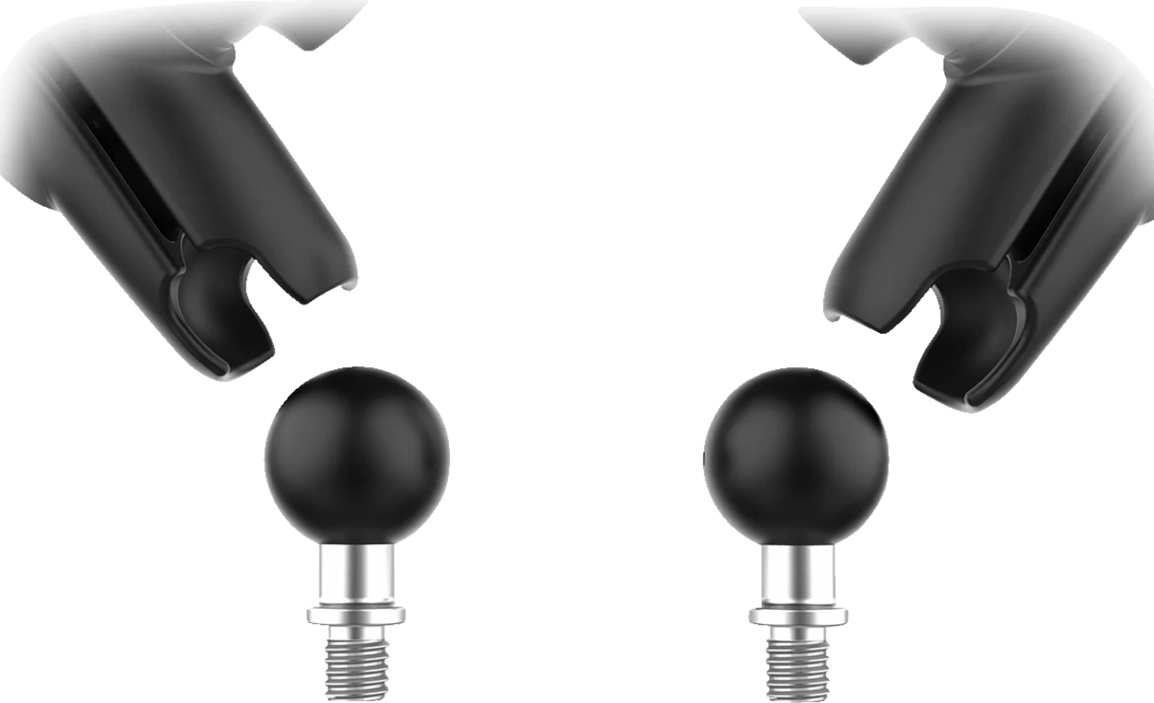 RAM Mounts Tough-Mirror™ - Side View - Oval - Black - Left/Right - Medium Arm
