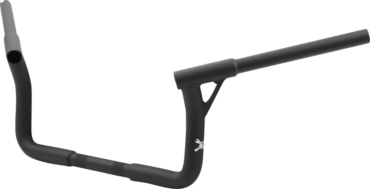 Burly Brand Louie Handlebar - Louie B - 8" - Textured Black