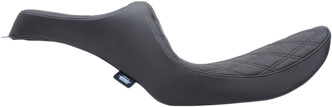 Drag Specialties Seats Predator III Seat - Double Diamond - Black Stitching - FXR '82-'00