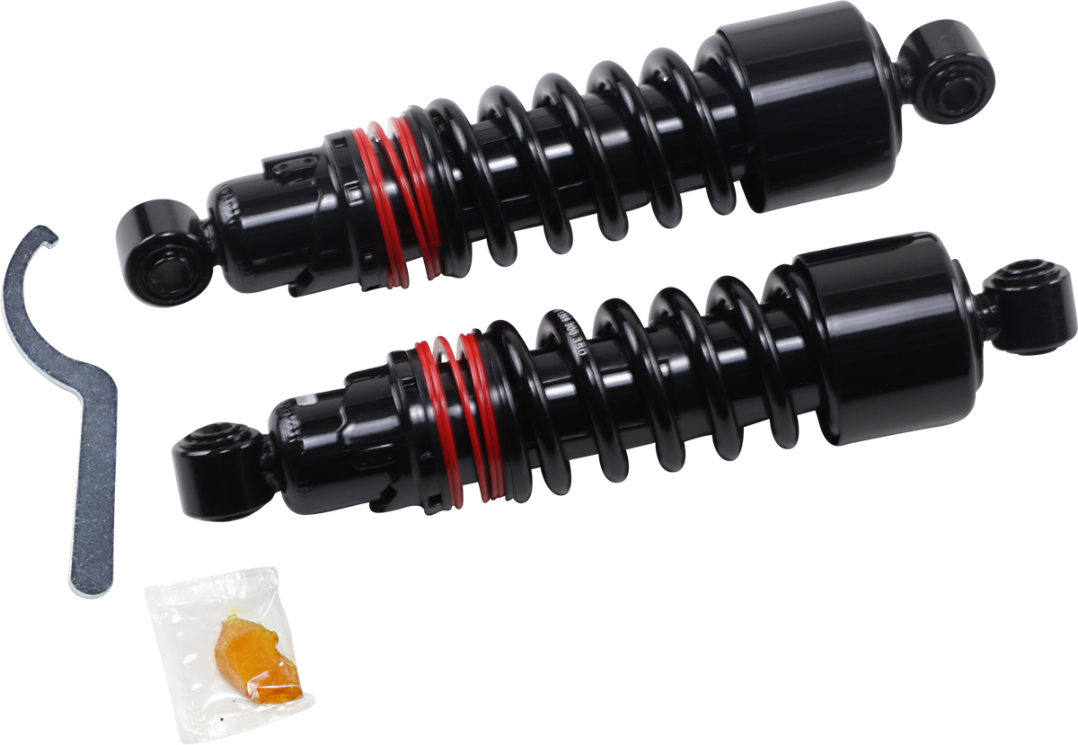 Burly Brand Slammer Plus Shocks - 10.5" - Black - FXD