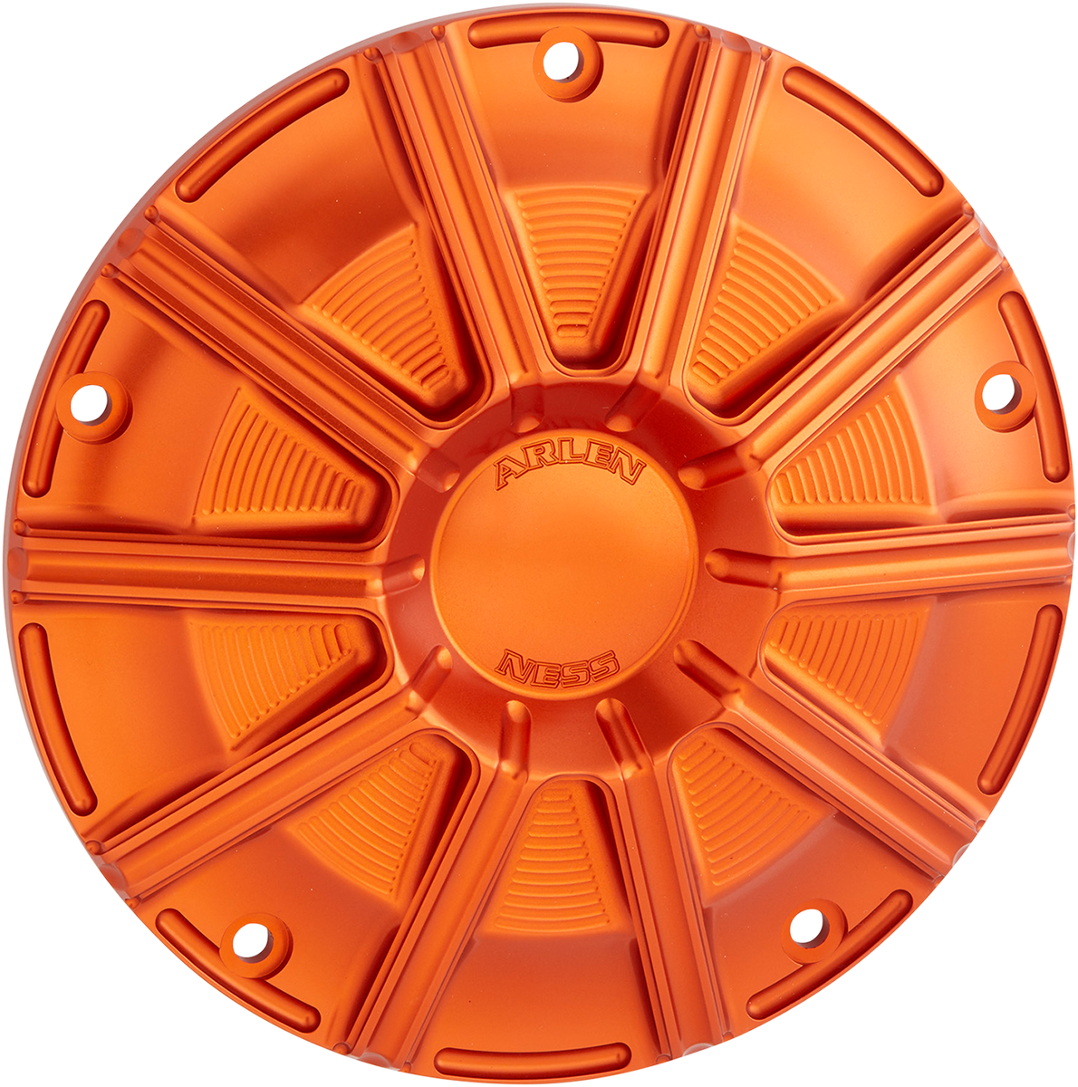 Arlen NESS 10-Gauge Derby Cover - Orange - Touring/Trike