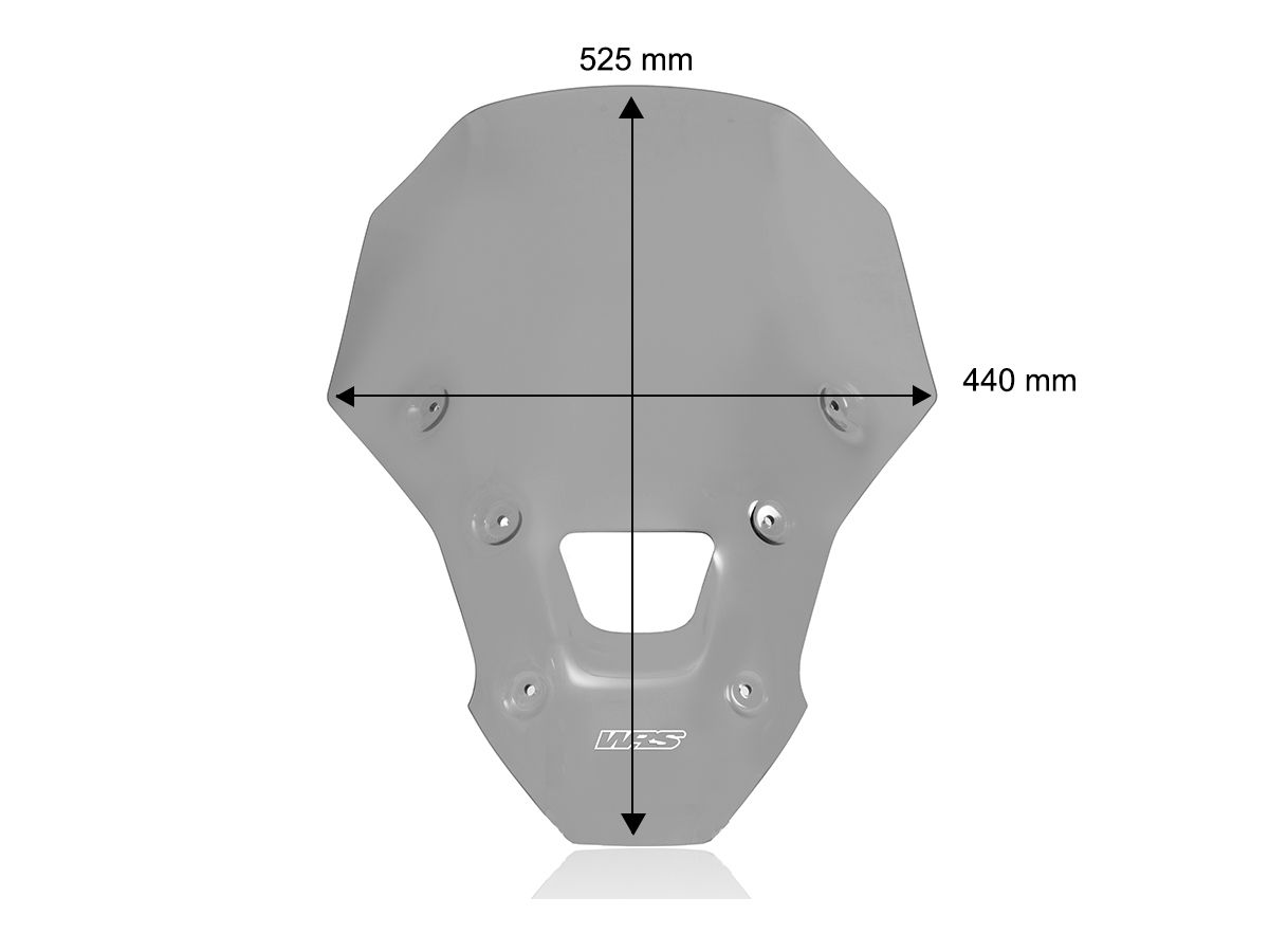 WRS CAPONORD WINDSCREEN HONDA CRF 1100 L AFRICA TWIN ADV SPORTS 2021-2025