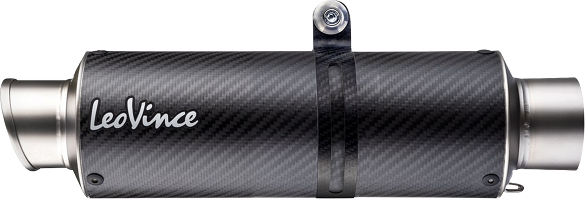 LeoVince GP Corsa Matte Slip-On Muffler - Black - Duke 390
