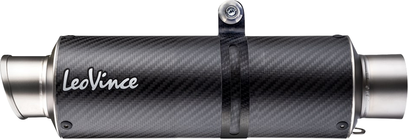 LeoVince GP Corsa Matte Slip-On Muffler - Black - Duke 390