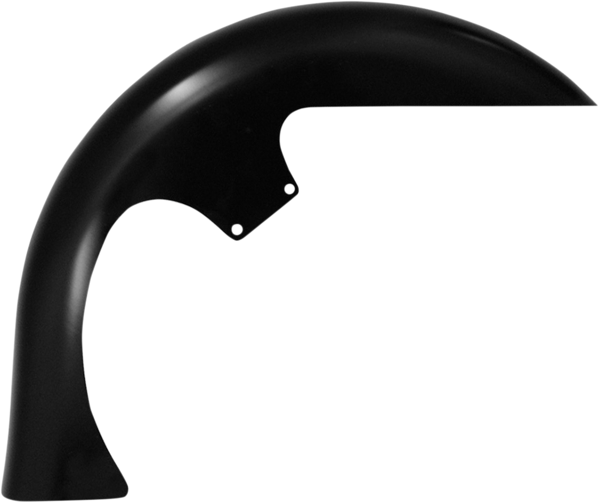 Klock Werks Level Front Fender Kit - For Raked Frames - Black - 26" - HD Touring/Trike