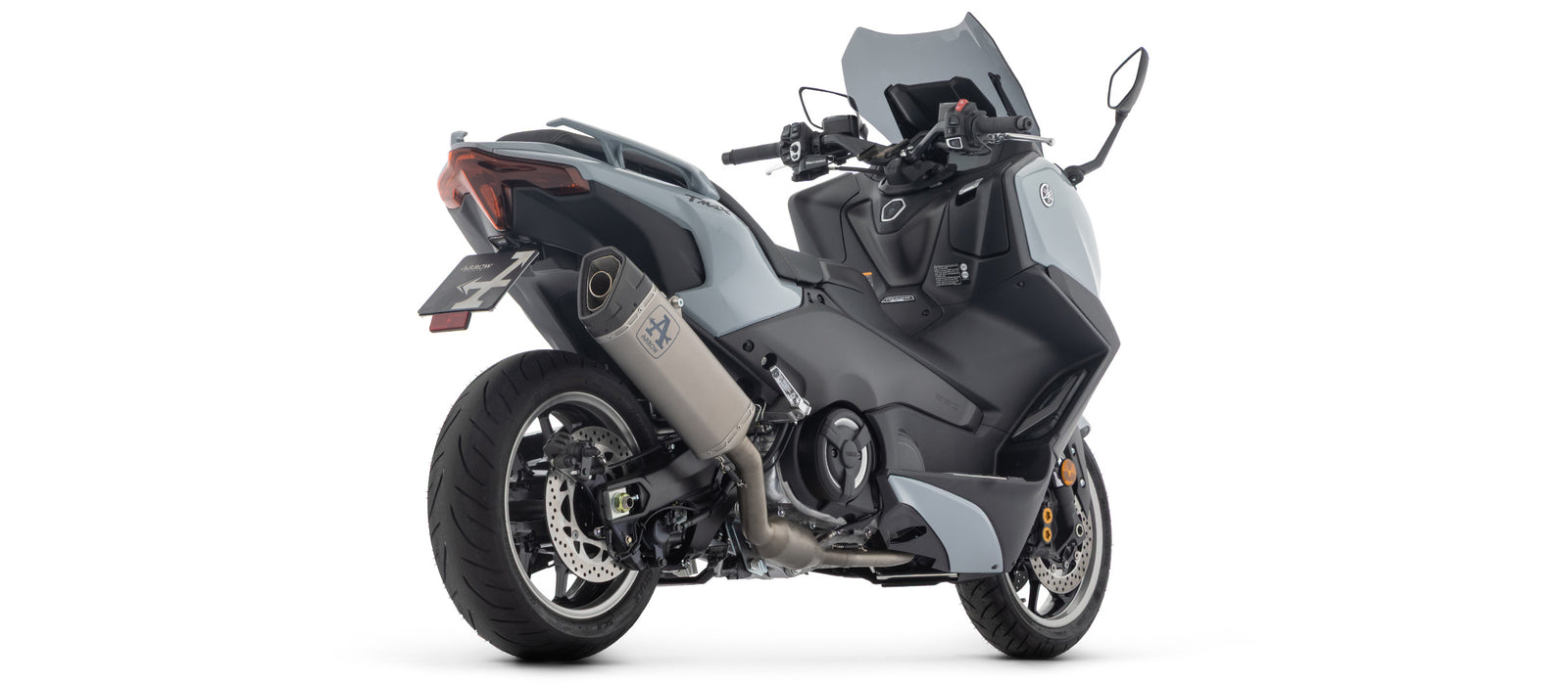 73023PT Full System Racing With Pista Titanium Slip Ons