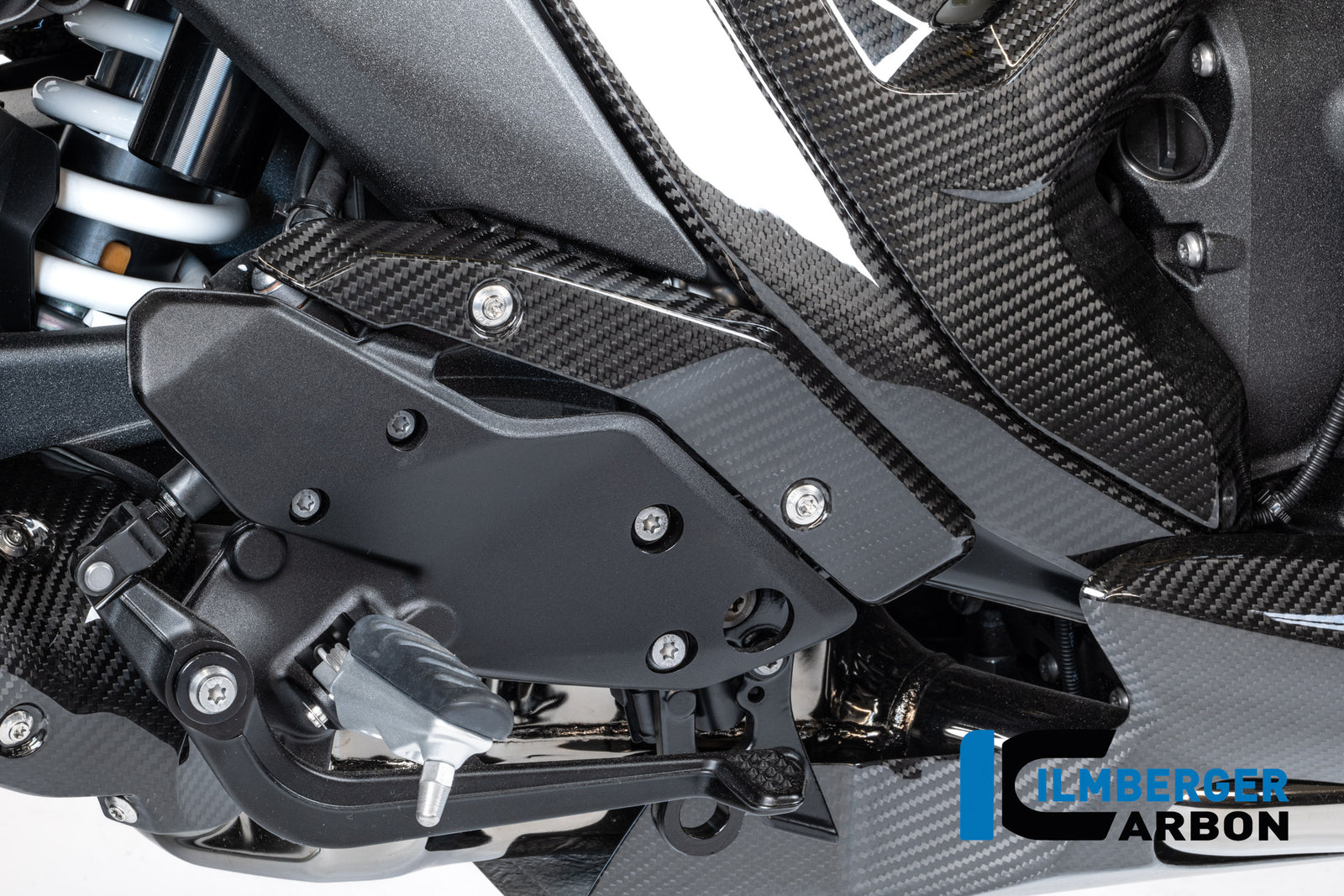 Ilmberger Carbon Heel Guard Right BMW R 1300 R - Gloss / Twill