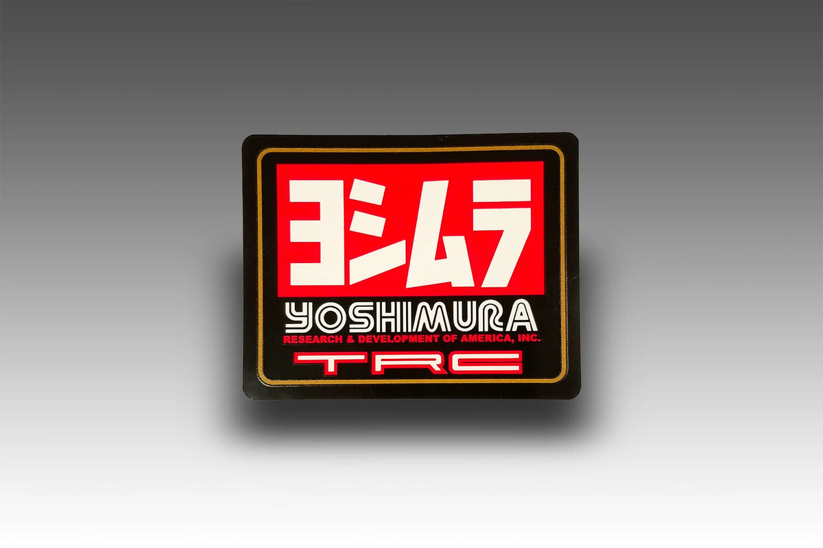 Yoshimura TRC Atv Muffler Decal (Block)
