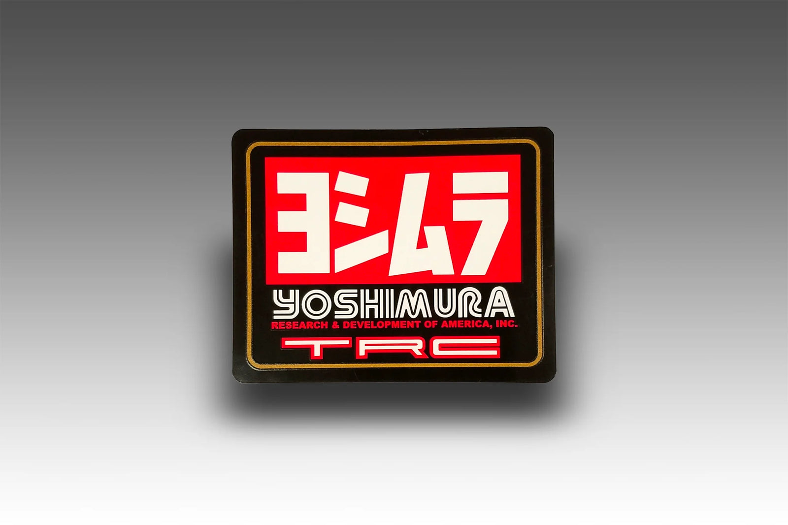 Yoshimura TRC Atv Muffler Decal (Block)