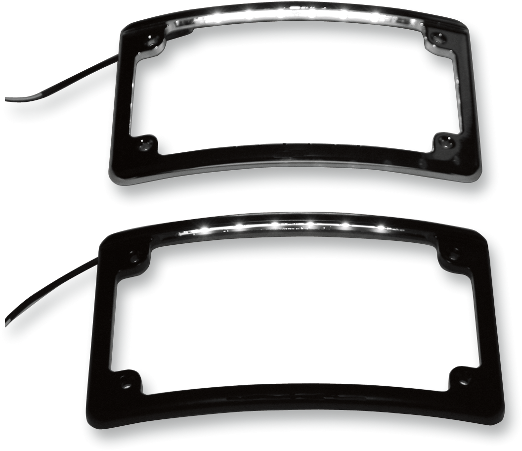 Custom Dynamics Radius LED License Plate Frame