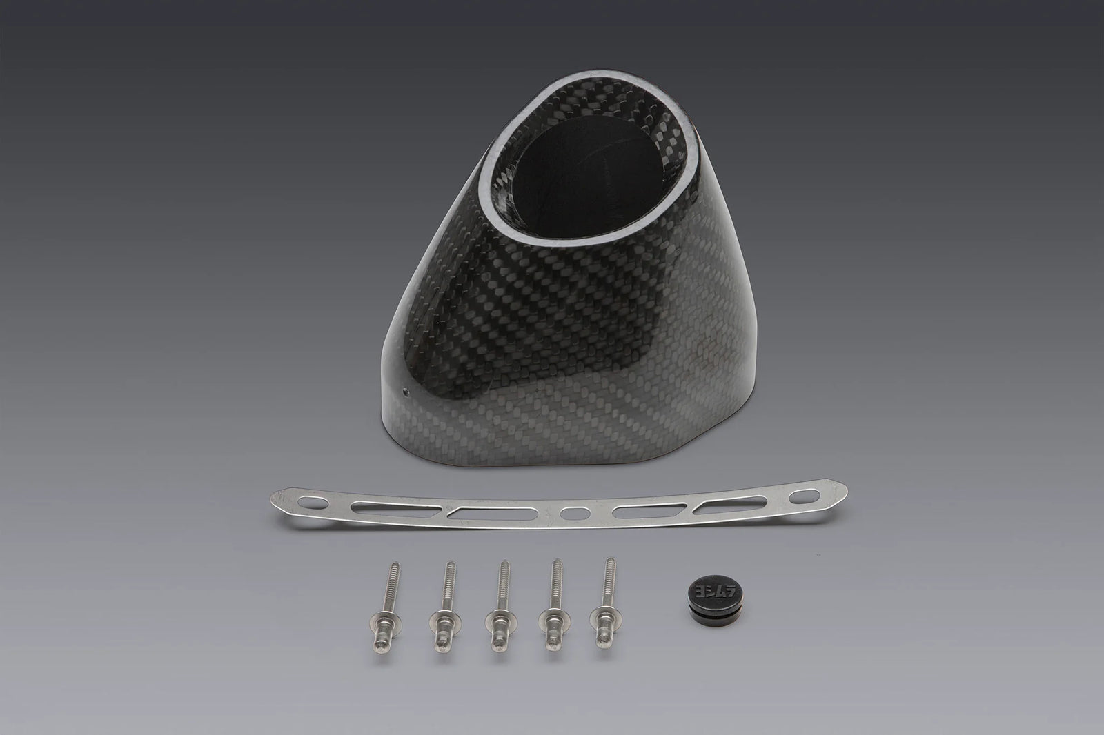 Yoshimura R-77 Replacement End Cap Kit Slash-Cut Right Side