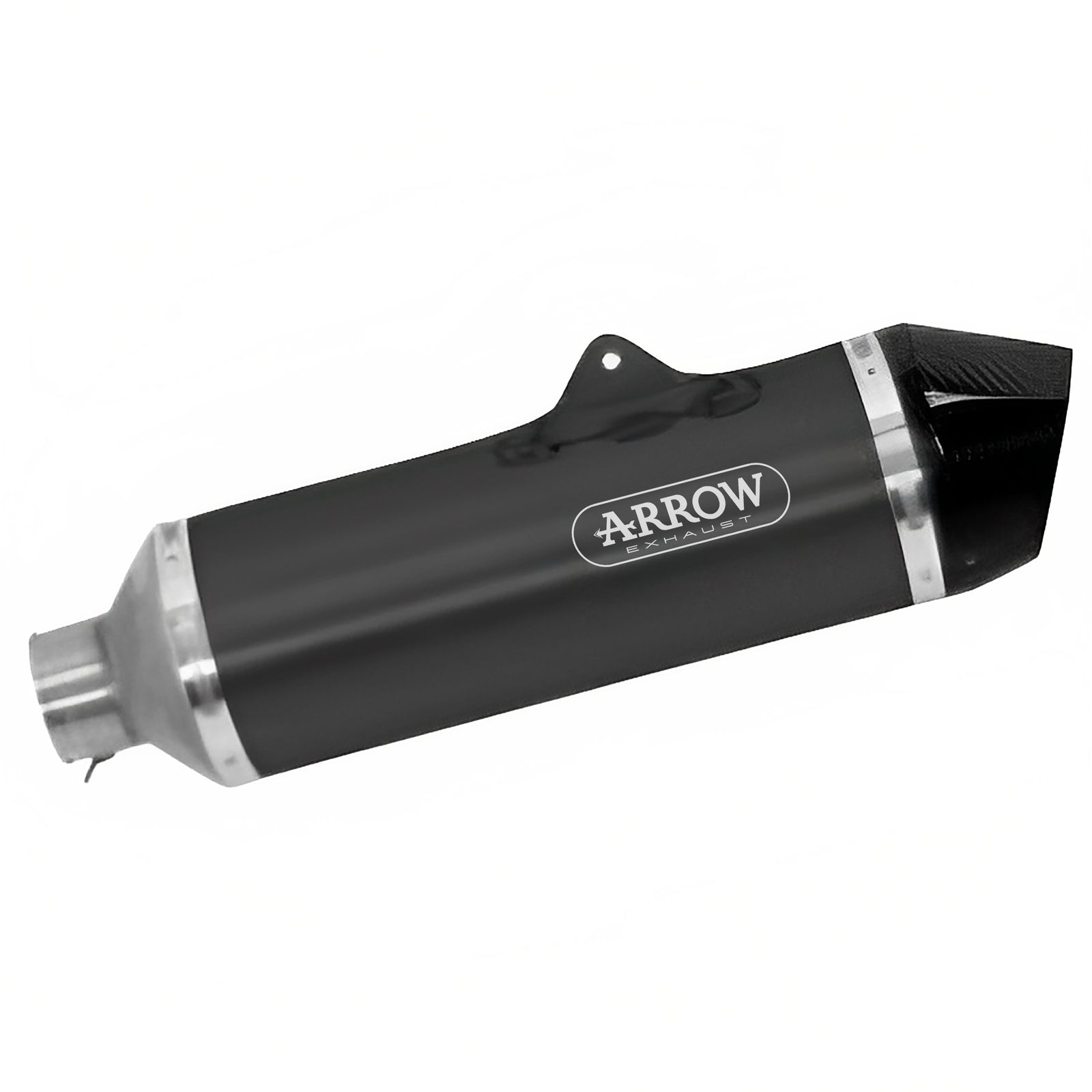Arrow 72618AKN Race-Tech Aluminium Dark Slip On With Carbon End Cap