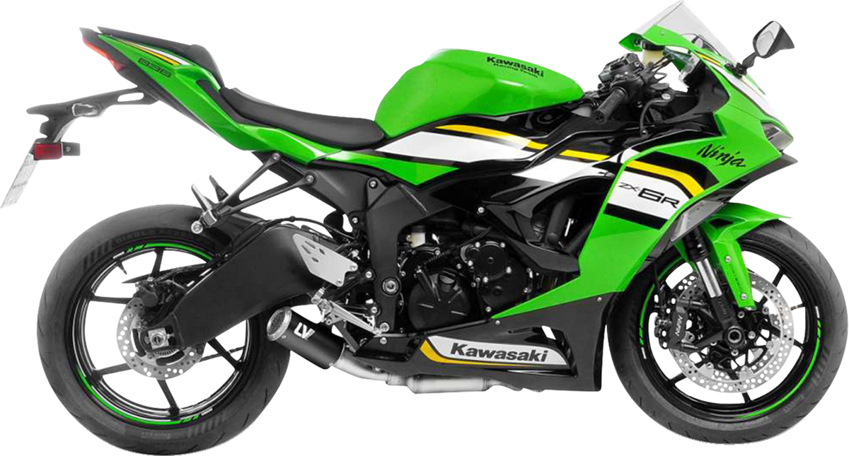 LeoVince LV Corsa S Black Edition Slip-On Muffler - Kawasaki ZX-6R