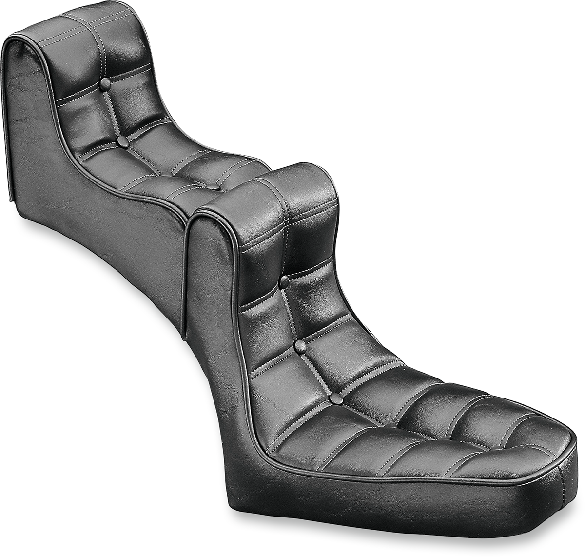 Drag Specialties Seats Rear Scorpion Solo Pad - Black
