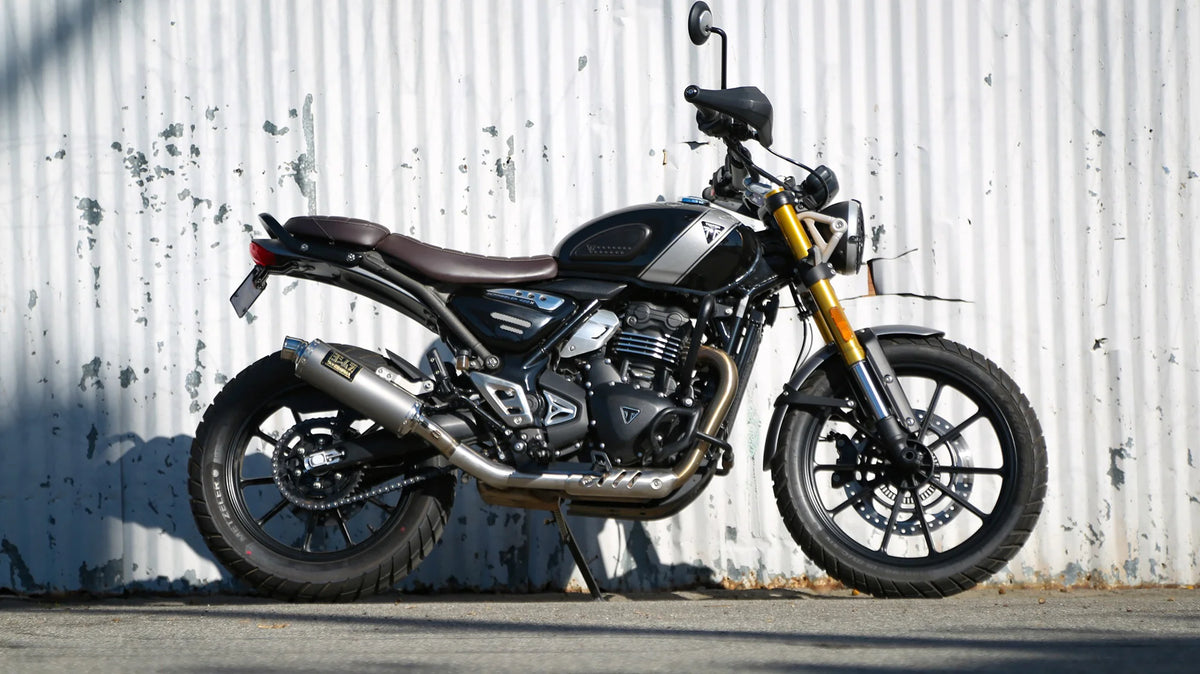 Yoshimura SPEED/SCRAMBLER 400 2024-25 GP-MAGNUM Stainless Slip-On, W/ Stainless Muffler