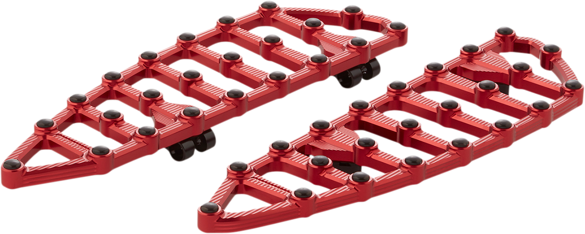 Arlen NESS MX Driver Floorboards - Red
