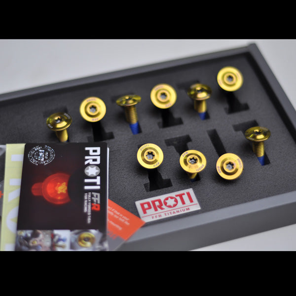 Proti Titanium Front Rear Brake Rotor Bolt Kit for S1000RR K67