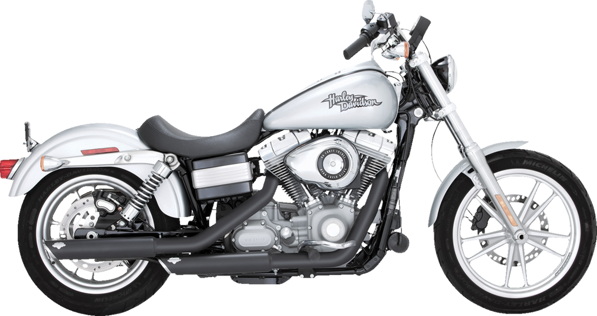 Vance &amp; Hines 3" Twin Slash Slip-On Muffler - Black